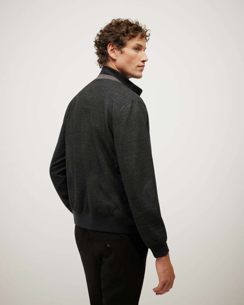 Check Travel Performance Bomber, Charcoal, hi-res
